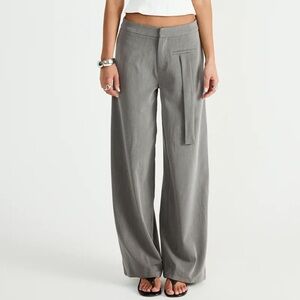 Charcoal Clothing Grey Reed Pants